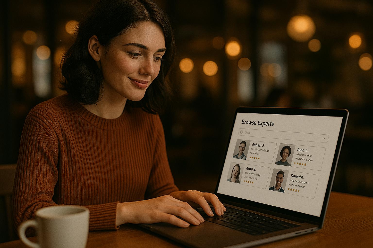 Expert profiles grid